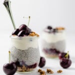 Cherry Chia Seed and Yogurt Parfait