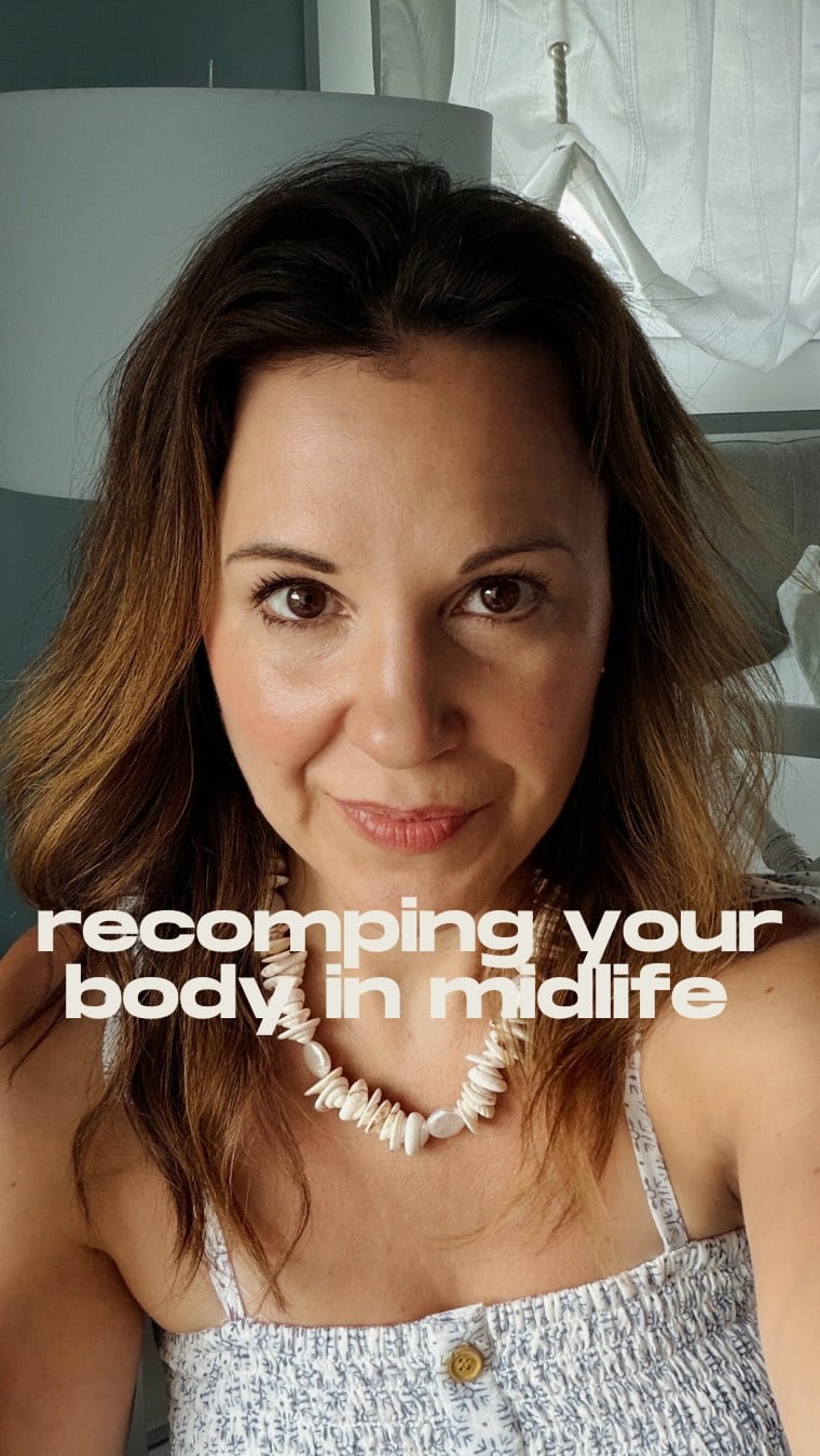 What I wish someone told me 9 years ago. here's what nobody tells you about recomping your body in midlife from a year that finally worked.

spoiler alert: it wasn't a supplement, it wasn't a shake,. No shortcuts. Just the foundations. 

#perimenopause #bodyrecomposition #strengthforwomen #womenover40