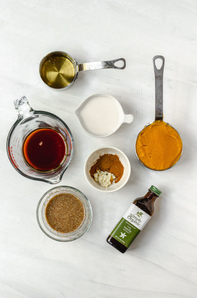 Ingredients for Pumpkin Bread