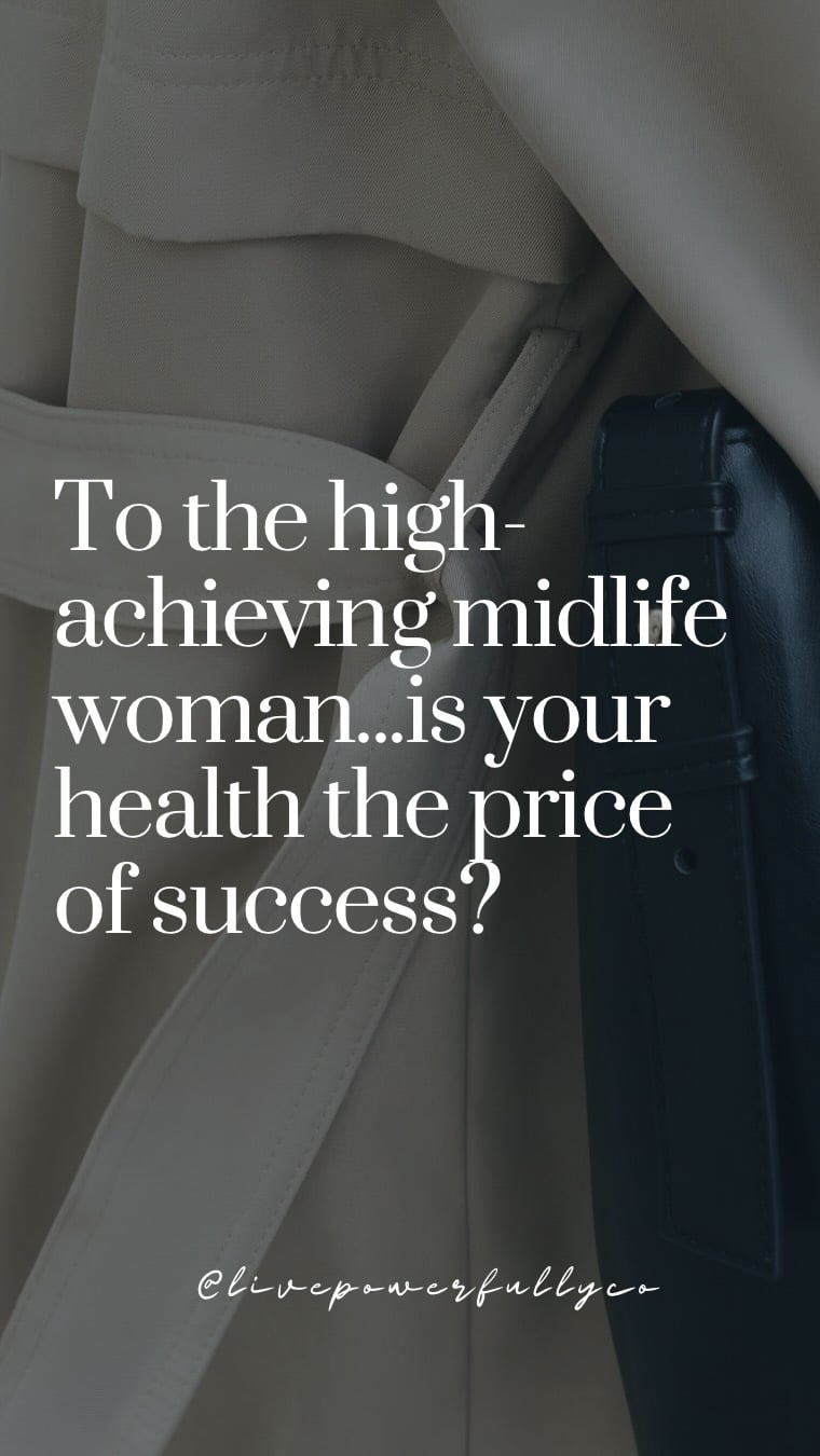 What if instead of asking if women should to be less ambitious in midlife, but stop trading our health as the price of that ambition?

This is my mission with Live Powerfully Co. To help high achieving women with dreams and ambitions, and a very big full life to reach those ambitions without burning out or destroying their health.

comment REBUILD if you agree and I'll send you you're half of the bestie necklace 🥂 

#perimenopause #womenover40 #workingmomlife #workingmoms #womenshealth