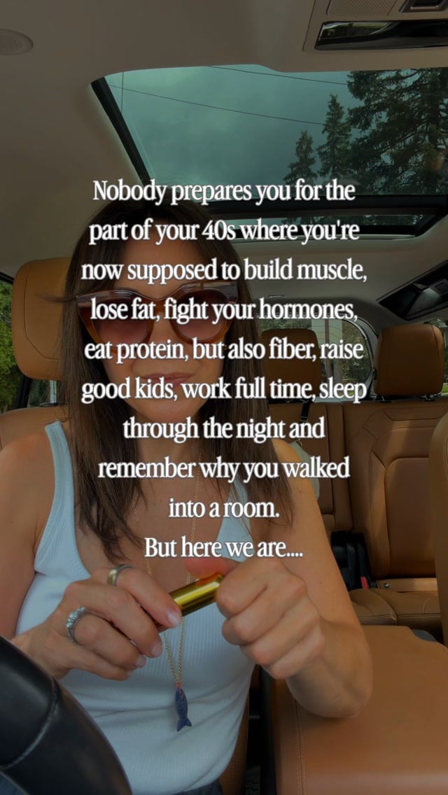 apparently, being in your 40s comes with a second full-time job: managing your health. Unpaid, of course.

It's exhausting just keeping up with all the things we're supposed to be doing. But here is what I wish more women understood: you don't need to optimize every aspect of your health to make meaningful progress. You need to understand which habits will make the biggest difference for your body, your goals and your life. And then find a way to do them consistently. 

That's a big part of what I do with my coaching clients. We cut through the endless wellness advice, focus on the fundamentals and build a personalized strategy that doesn't require health to become another full-time unpaid job. 

Because you've already got enough on your plate and we're still trying to remember why we walked into the room.

DM me if you're struggling and I can share my personal advice on your situation

Follow @livepowerfullyco for less wellness noise and more of what actually works for women 40+

#perimenopause #womenover40 #workingmom #womenshealth #hormonehealth
