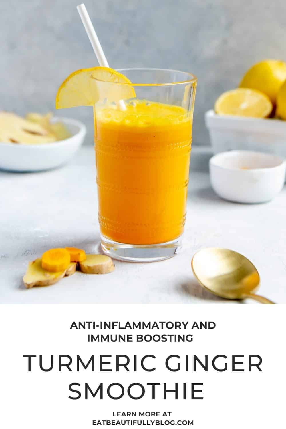 Turmeric Ginger Smoothie Eat Beautifully